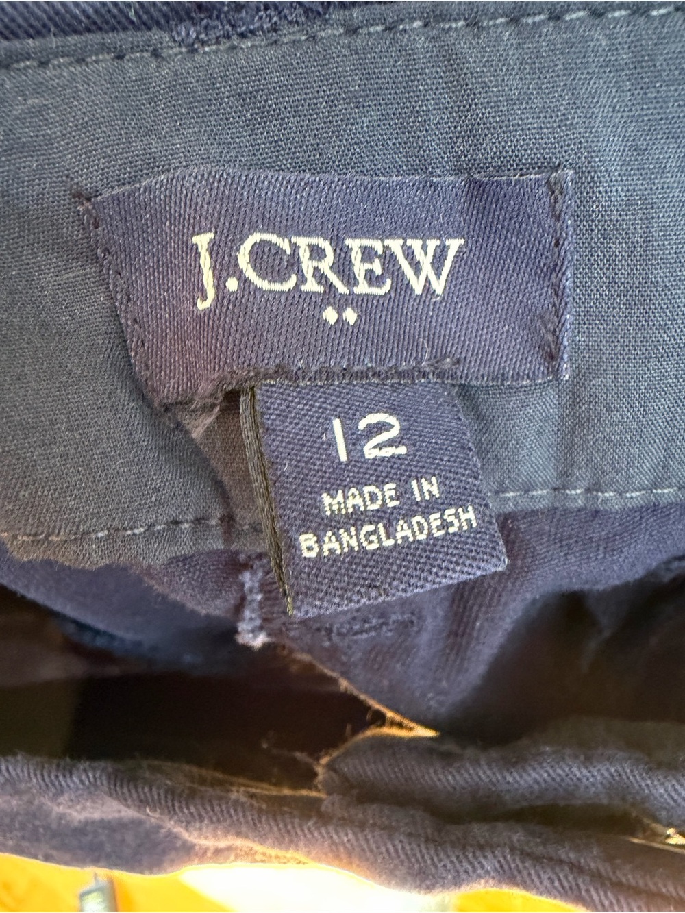 J. Crew Factory Navy Cotton Shorts - Picture 7 of 9